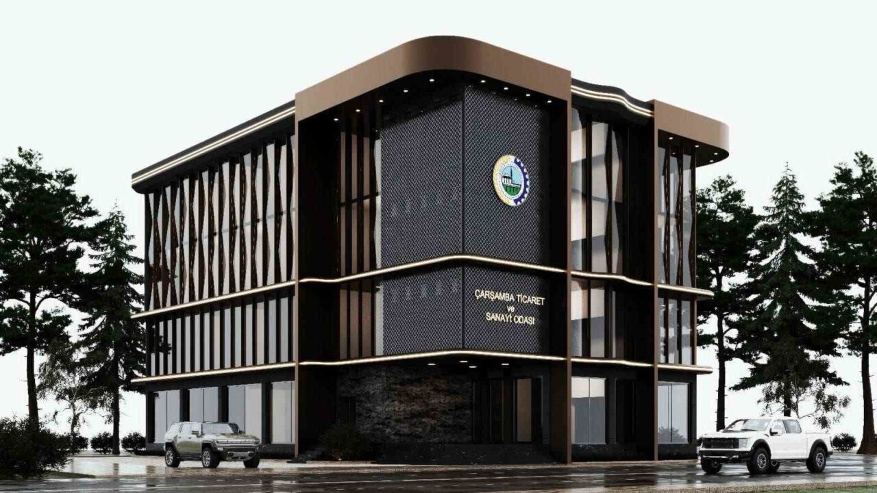 Çarşamba Ticaret ve Sanayi Odası (ÇTSO) yeni hizmet binasında inşaat