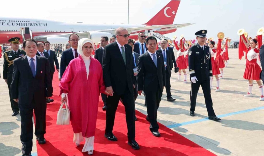 TIANJIN (İHA) – Cumhurbaşkanı Recep Tayyip Erdoğan ve eşi Emine