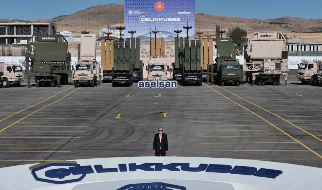 Cumhurbaşkanı Recep Tayyip Erdoğan, “Sistemler sistemi Çelik Kubbe ile hava