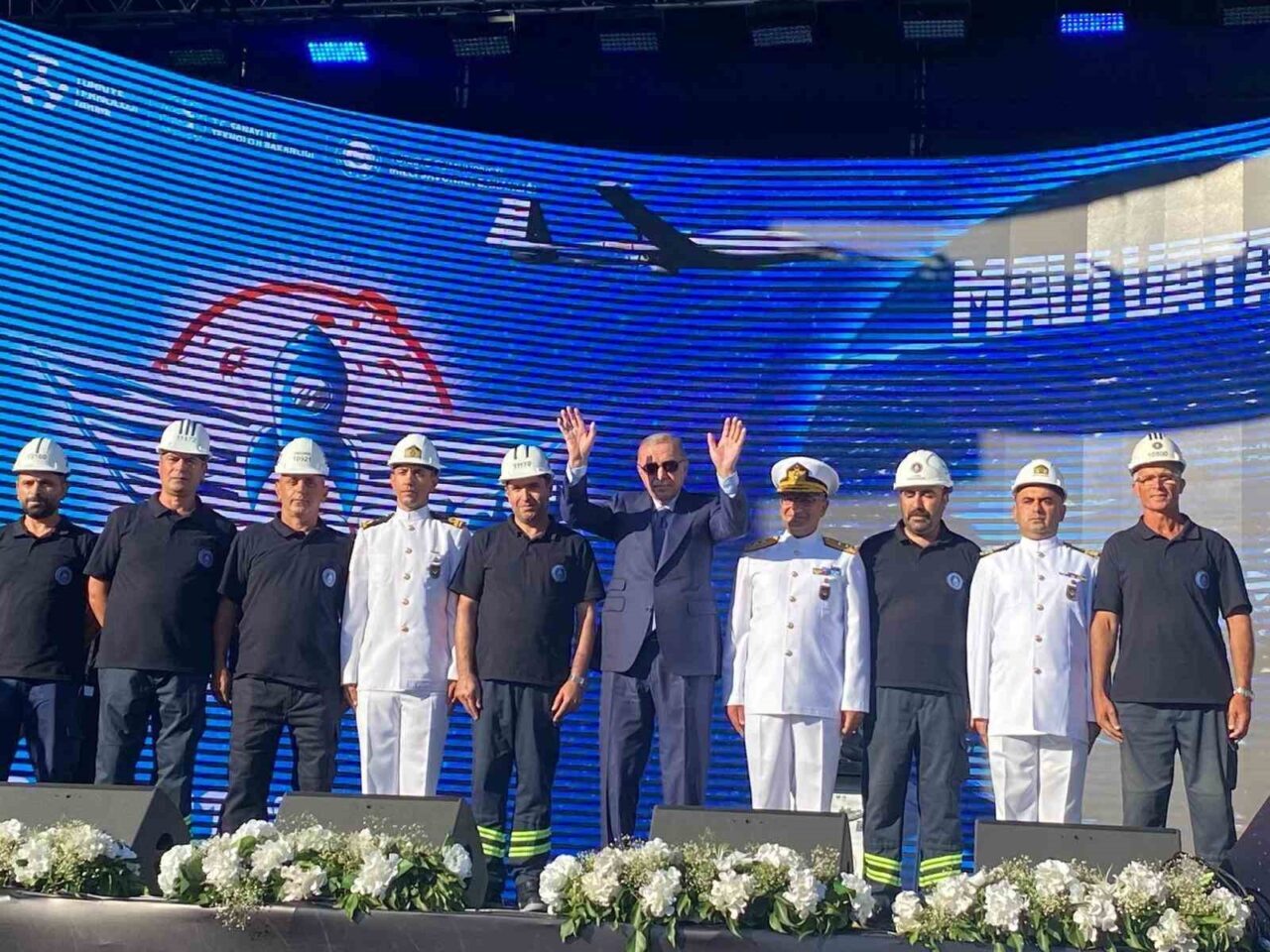 Cumhurbaşkanı Recep Tayyip Erdoğan, İstanbul Tersanesi Komutanlığı’nda gerçekleştirilen ‘Teknofest Mavi