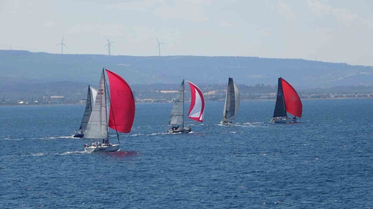 Cumhurbaşkanlığı 6. Uluslararası Yat Yarışları’nın Çanakkale Zafer Kupası etabı başladı.