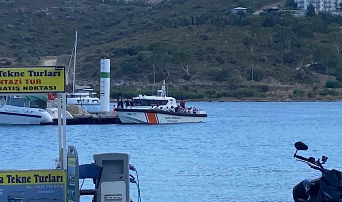 Muğla’nın Datça ilçesinde Sahil Güvenlik ekiplerince düzenlenen operasyonda 38 düzensiz