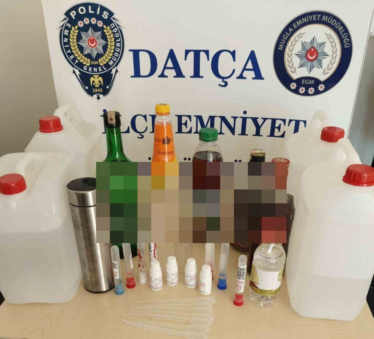 Datça İlçe Emniyet Müdürlüğü ekiplerince bir adreste yapılan aramada, çok