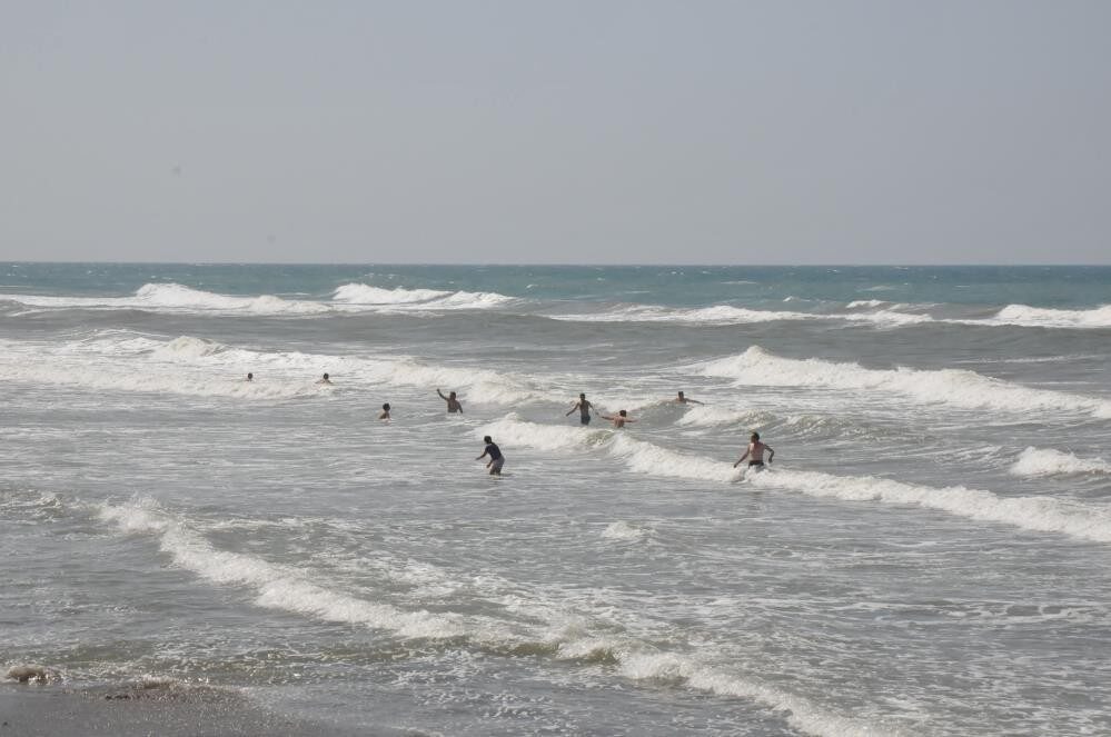 Düzce’de olumsuz hava ve deniz şartları sebebi ile denize girilmemesi