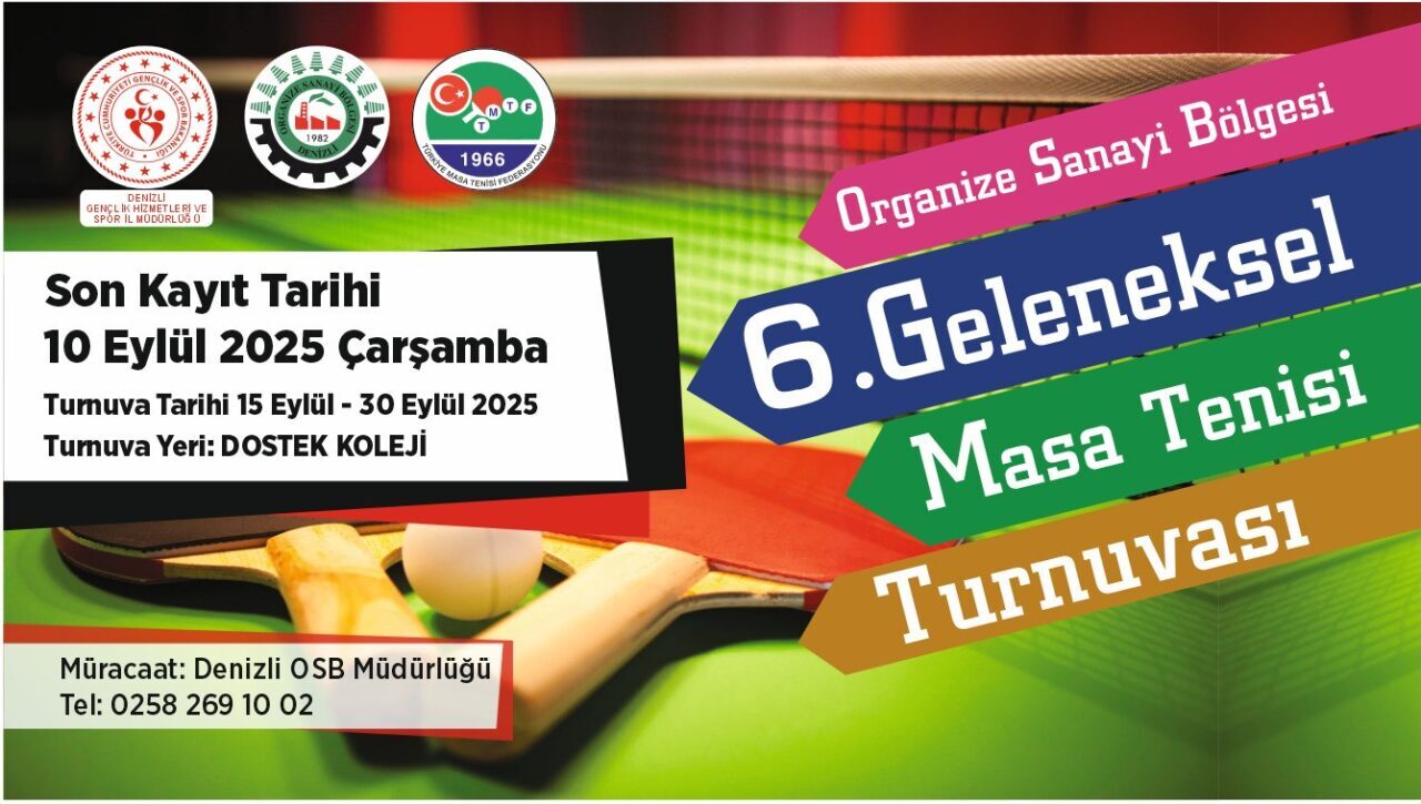 Denizli Organize Sanayi Bölge Müdürlüğü ile Gençlik ve Spor İl