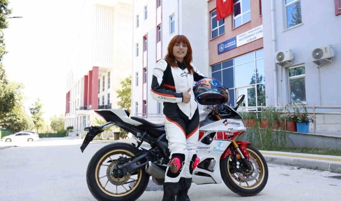 Türkiye Şampiyonu motosiklet sporcusu Fatma Baştepe, rotasını Avrupa ve Dünya