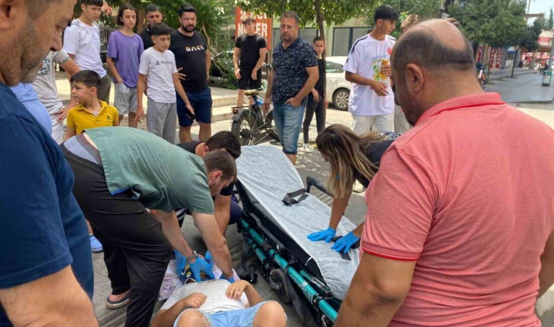Antalya’nın Serik ilçesinde elektrikli bisikletin hakimiyetini kaybedip yere düşen çocuk