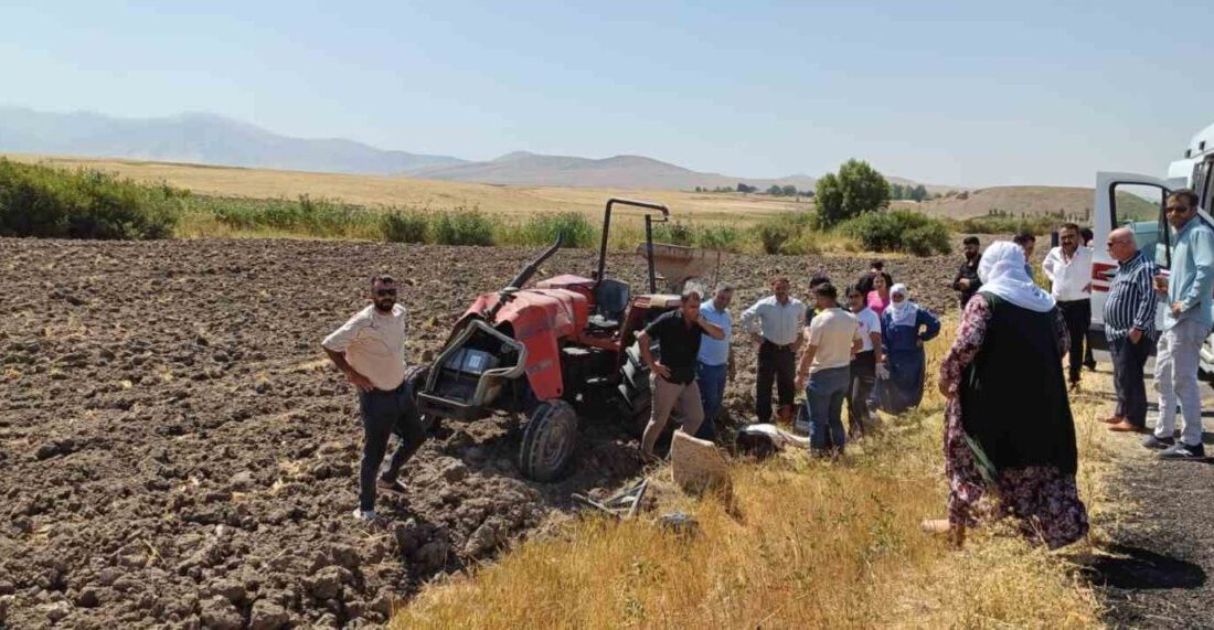 Muş’un Bulanık ilçesinde devrilen traktörün altında kalan 21 yaşındaki genç