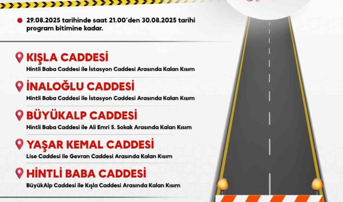 Diyarbakır’da 30 Ağustos Zafer Bayramı kutlamaları nedeniyle bazı yollar trafiğe