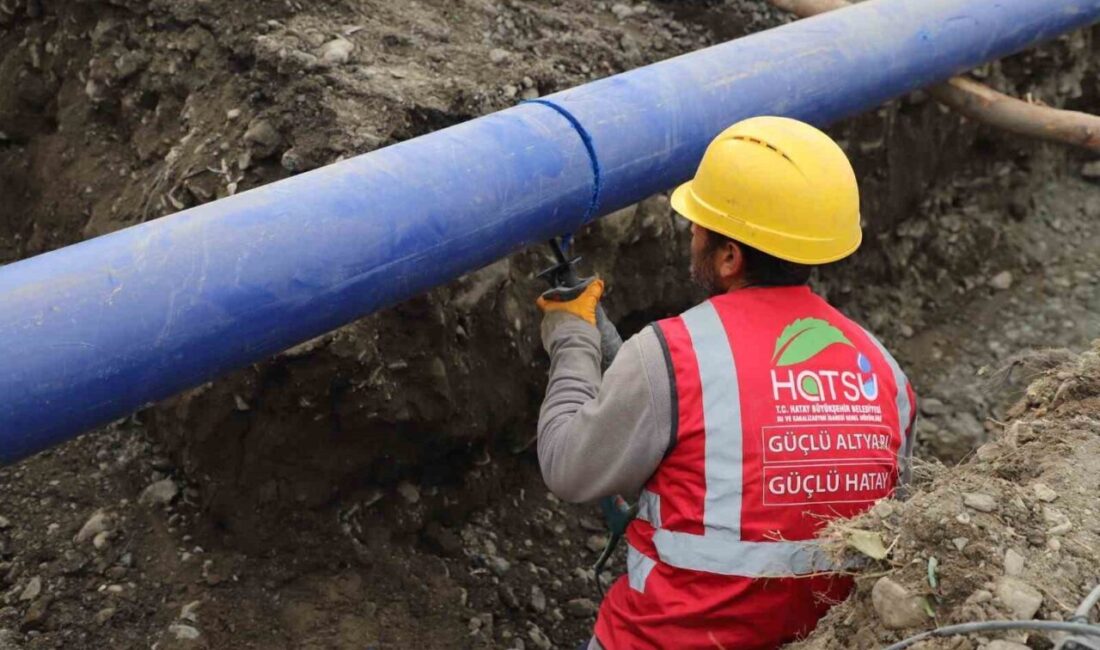 Hatay’ın Dörtyol ilçesinde Hatay Büyükşehir Belediyesi, Su ve Kanalizasyon İdaresi