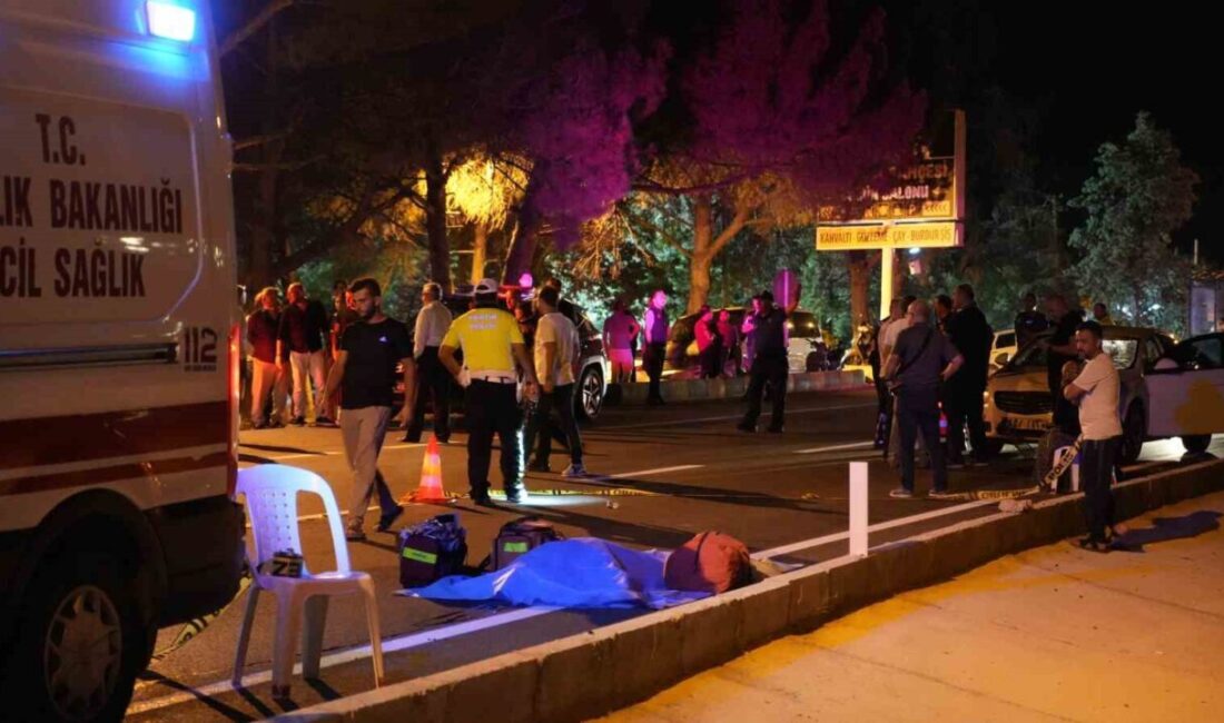 Burdur-Fethiye karayolunda düğün salonundan çıkıp yolun karşısına geçmeye çalışan 84