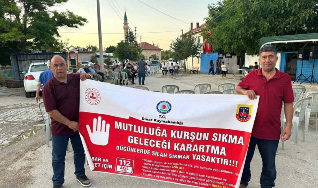 Afyonkarahisar’da jandarma ekiplerince, düğün ve nişan gibi organizasyonlarda havaya ateş