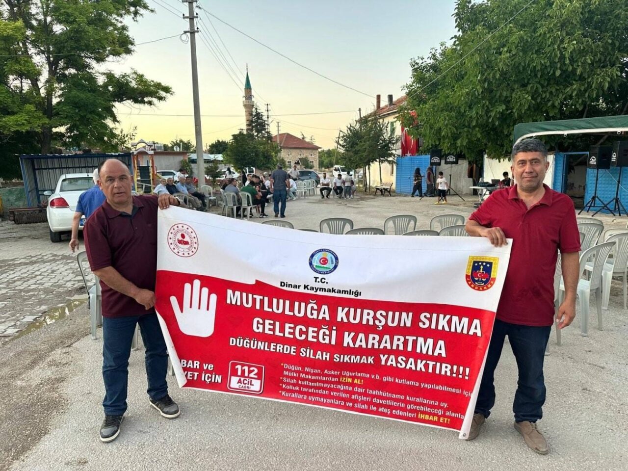 Afyonkarahisar’da jandarma ekiplerince, düğün ve nişan gibi organizasyonlarda havaya ateş