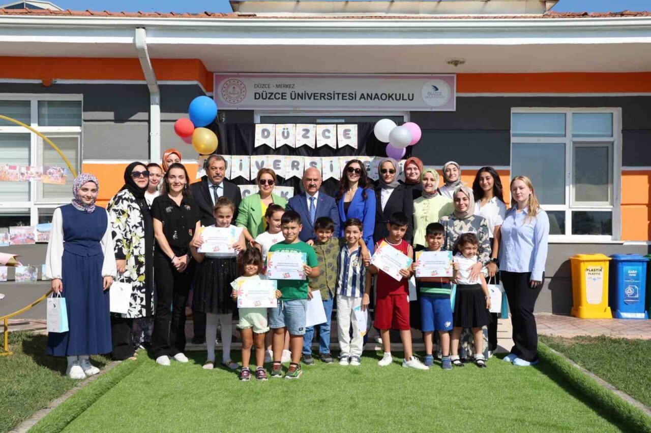 Düzce Üniversitesi Anaokulu tarafından üniversite personelinin çocuklarına yönelik olarak düzenlenen