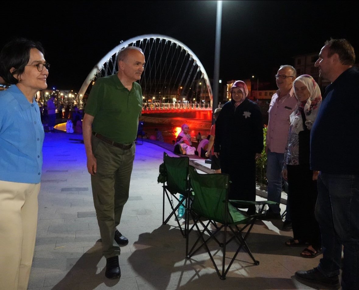 Düzce (İHA) – Düzce Belediyesi tarafından Asar Deresi üzerine yapılan