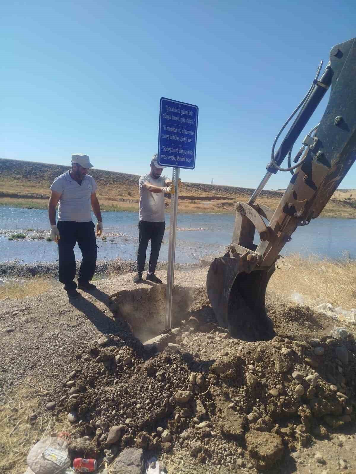Diyarbakır’ın Eğil İlçe Belediye Başkanlığı piknik alanlarına çevre duyarlılığı için