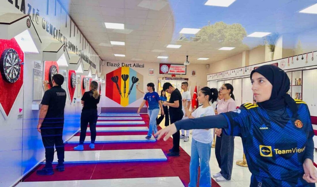 Elazığ’da 30 Ağustos Zafer Bayramı kapsamında düzenlenen dart ve bilardo