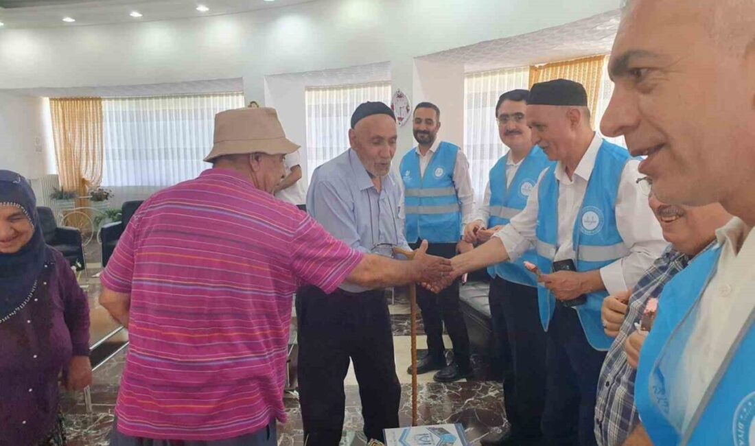 Elazığ İl Müftülüğü tarafından Gazi Huzurevi’nde her hafta gerçekleştirilen gönül