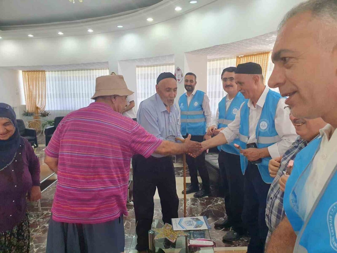 Elazığ İl Müftülüğü tarafından Gazi Huzurevi’nde her hafta gerçekleştirilen gönül