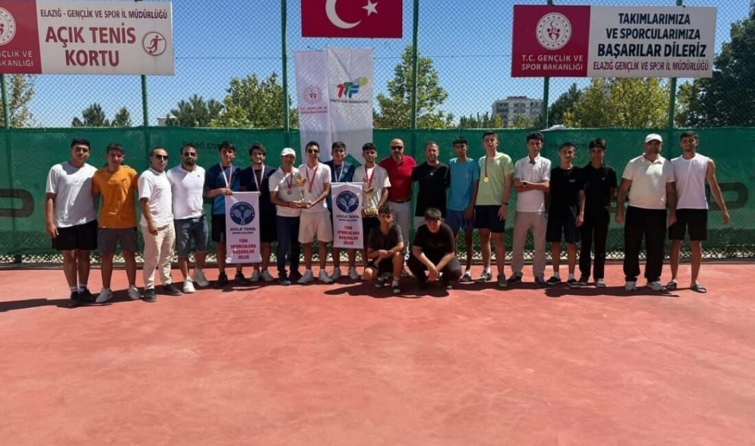 Elazığ’da 18 yaş altı Türkiye Takım Şampiyonası 2. Aşama Tenis