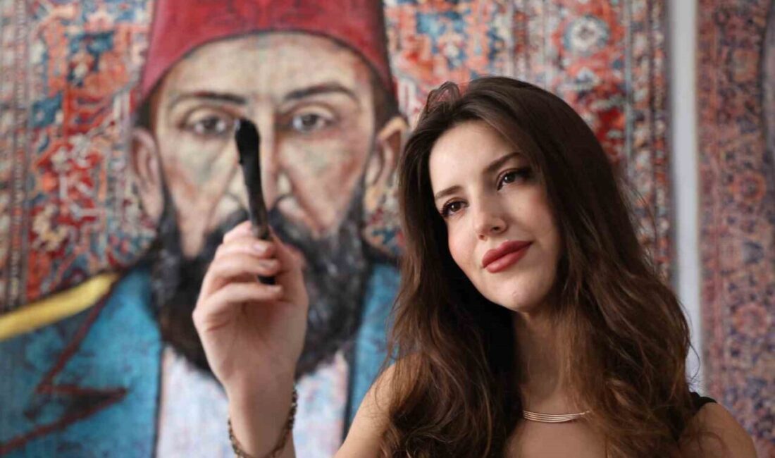 Elazığlı mühendis Gizem Aytaç, pandemiyle başladığı halı üzerine portre çalışmalarıyla