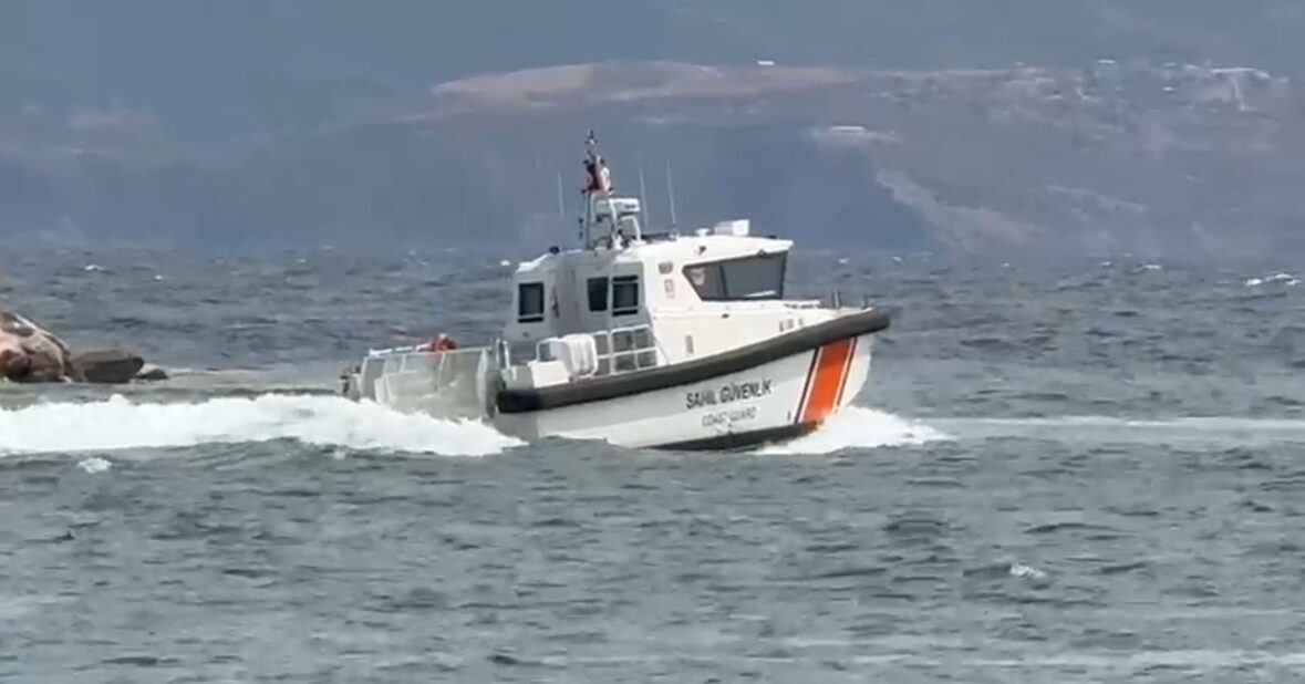 Balıkesir’in Erdek açıklarında, ünlü iş adamı Halit Yukay’a ait olduğu