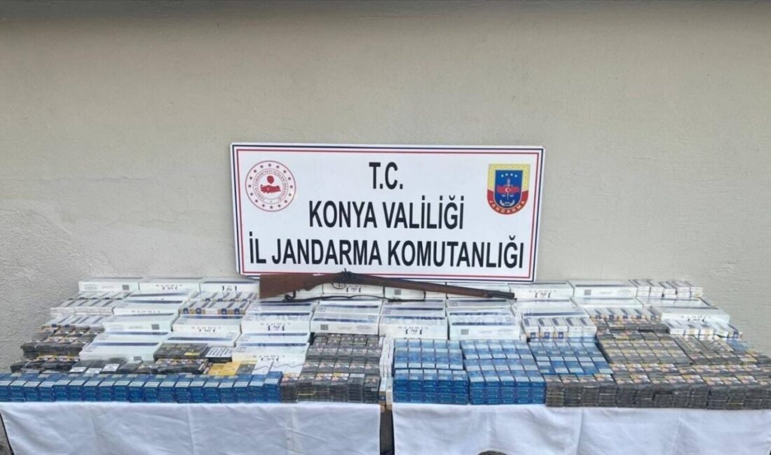 Konya’nın Ereğli ilçesinde jandarma ekiplerinin farklı adreslere yaptığı operasyonlarda çok