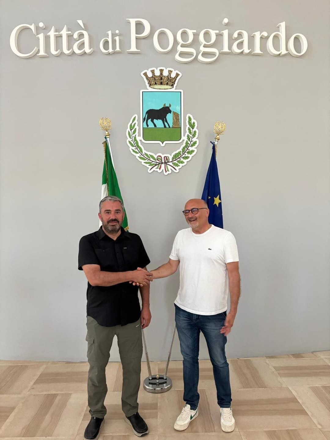 Ankara’nın Pursaklar Belediye Başkanı Ertuğrul Çetin, İtalya’nın Poggiardo şehrinin Belediye