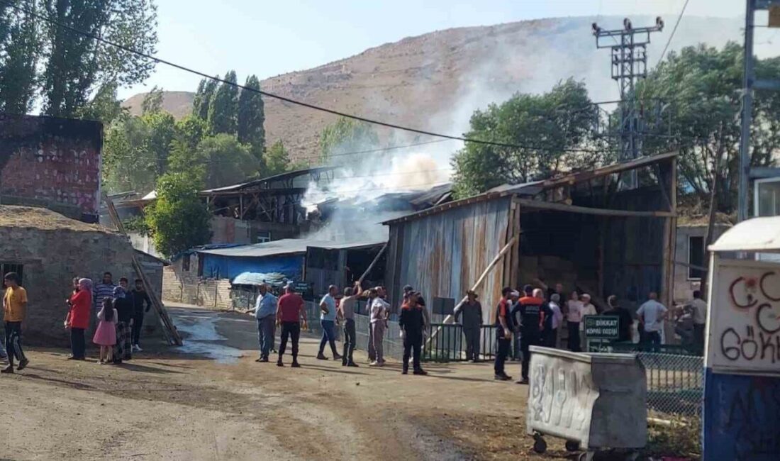 Erzurum’un Yakutiye ilçesine bağlı Kırmızıtaş köyünde henüz blinmeyen bir nedenle