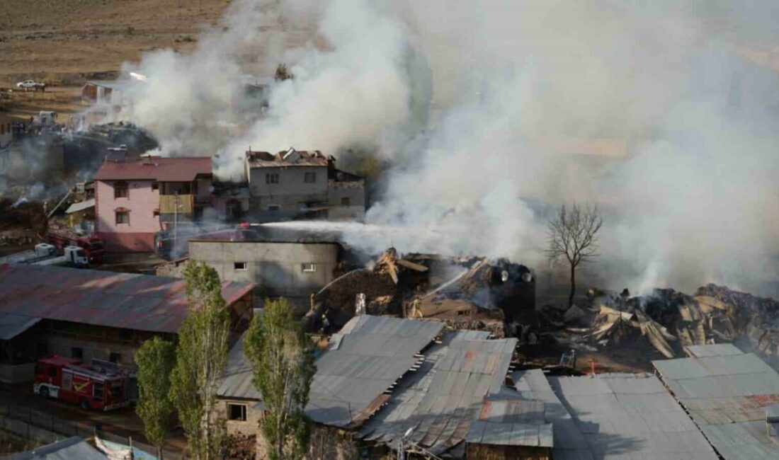 Erzurum’un Yakutiye ilçesine bağlı Kırmızıtaş Mahallesi’nde çıkan yangın kontrol altına