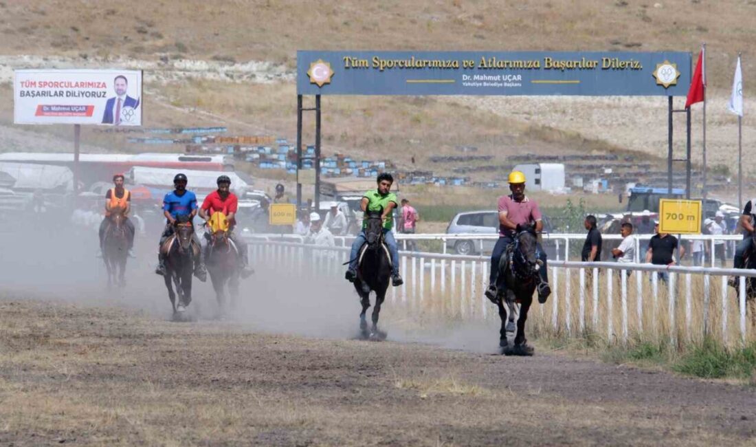 Erzurum’da düzenlenen Geleneksel Rahvan At Yarışları’na Türkiye’nin dört bir yanından