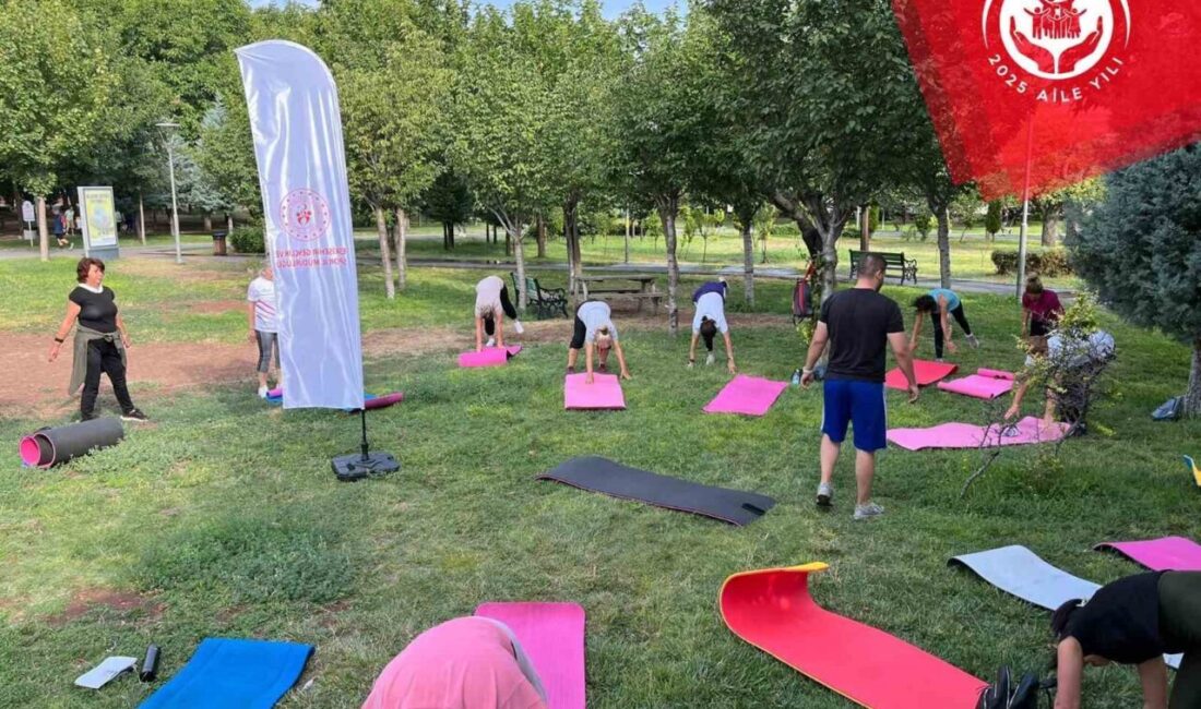 Eskişehir Dede Korkut Park’ında düzenlenen spor etkinliği, vatandaşları güne enerjik
