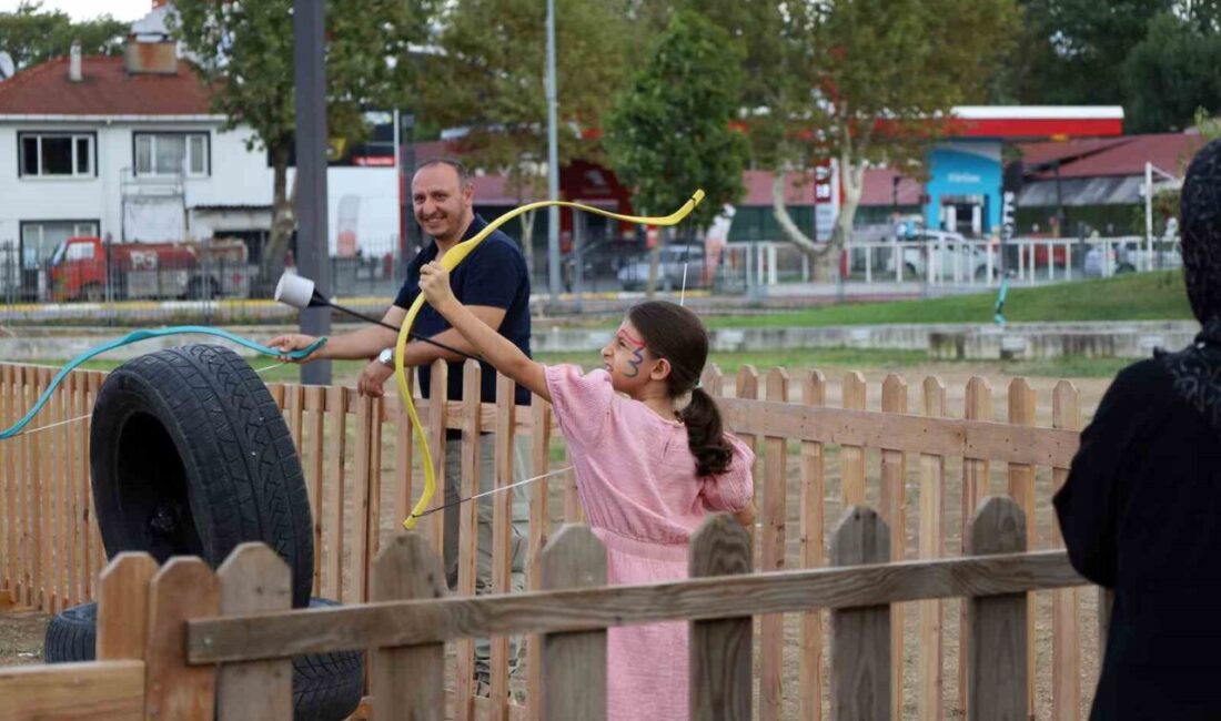 Sakarya Büyükşehir Belediyesi’nin Millet Bahçesi’nde düzenlediği Etnospor Sakarya Günleri, ilk