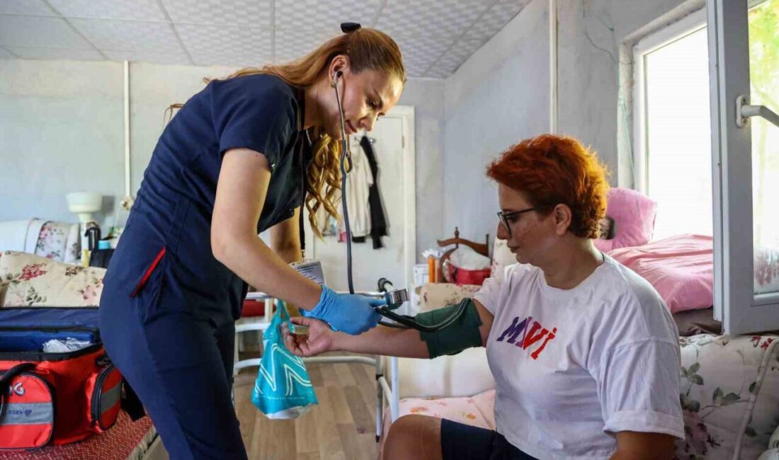 Antalya Büyükşehir Belediyesi Evde Sağlık Hizmetleri Birimi ile bakıma muhtaç