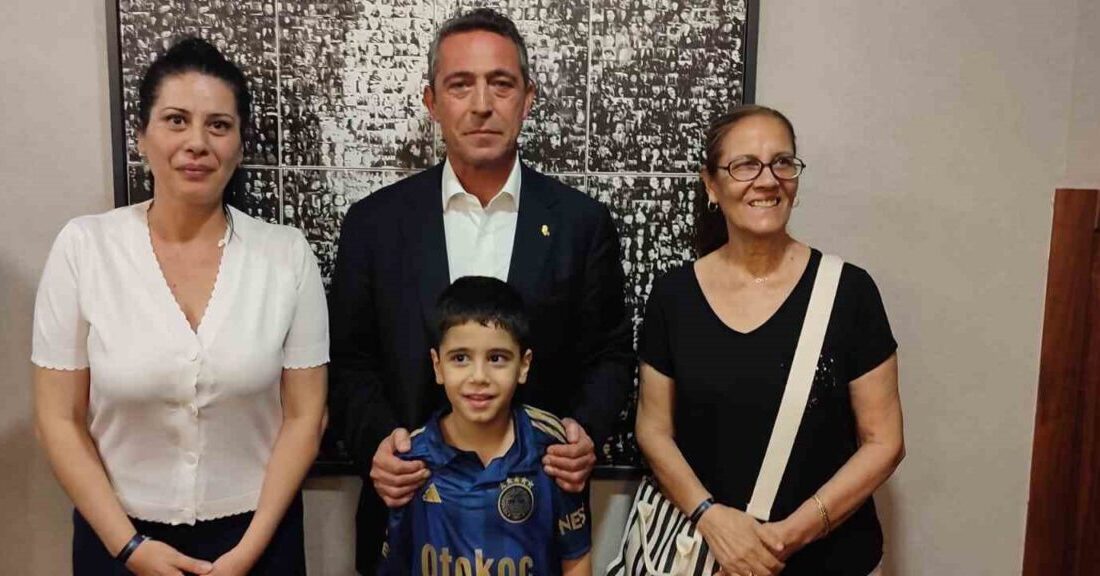 İzmir’de lösemi tedavisi gören 8 yaşındaki Rüzgar Kırgülü, Fenerbahçe Başkanı