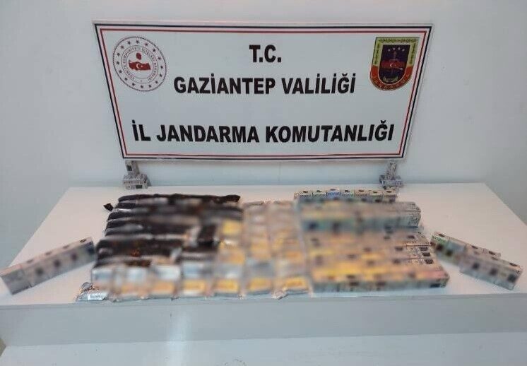 Gaziantep’te jandarma ekiplerinin son iki hafta yaptığı operasyonlarda kaçak sigara