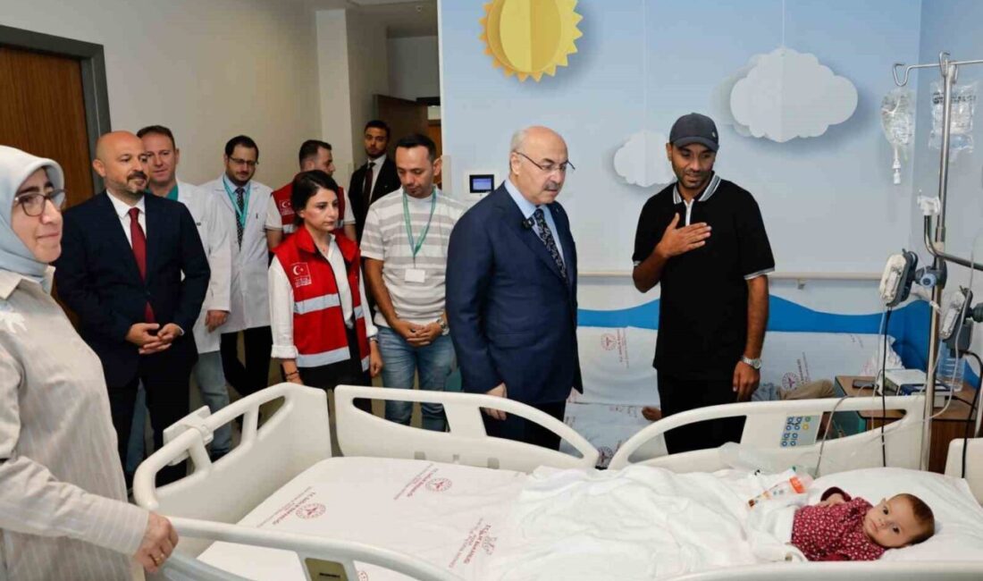 Filistin’in Gazze şehrinden Türkiye’ye gelen yaralılar Adana Şehir Eğitim ve