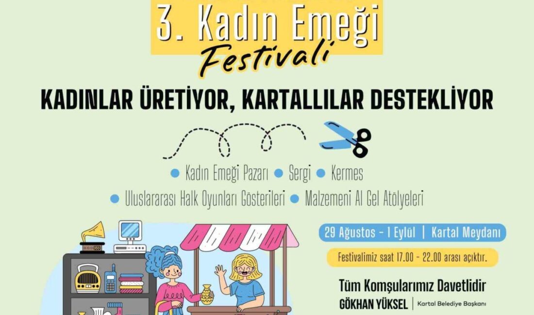 Kartal Belediyesi, Kartallı kadınların el emeği göz nuru ürünlerinin üretimine