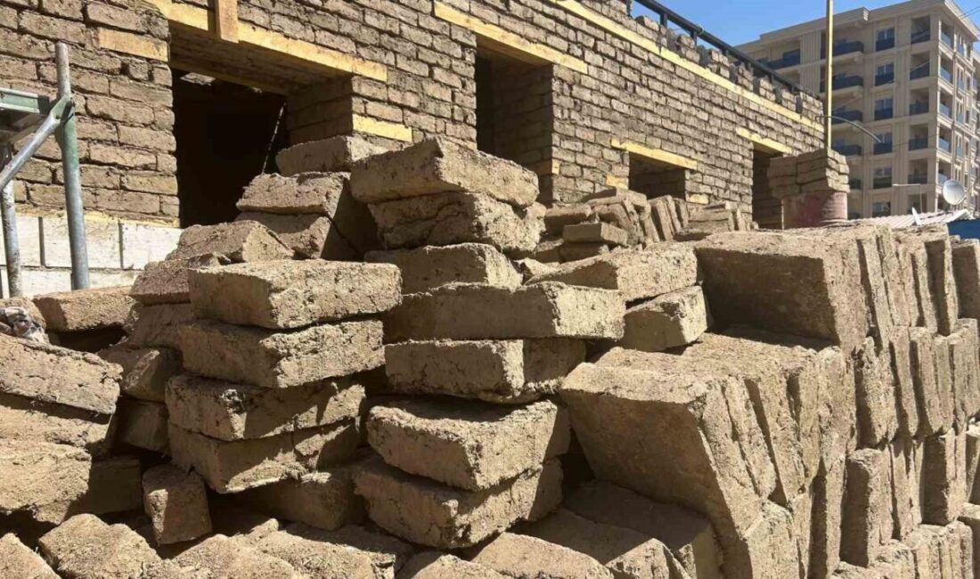 Van’ın geleneksel konut mimarisinin en önemli yapı malzemesi olan kerpiç,