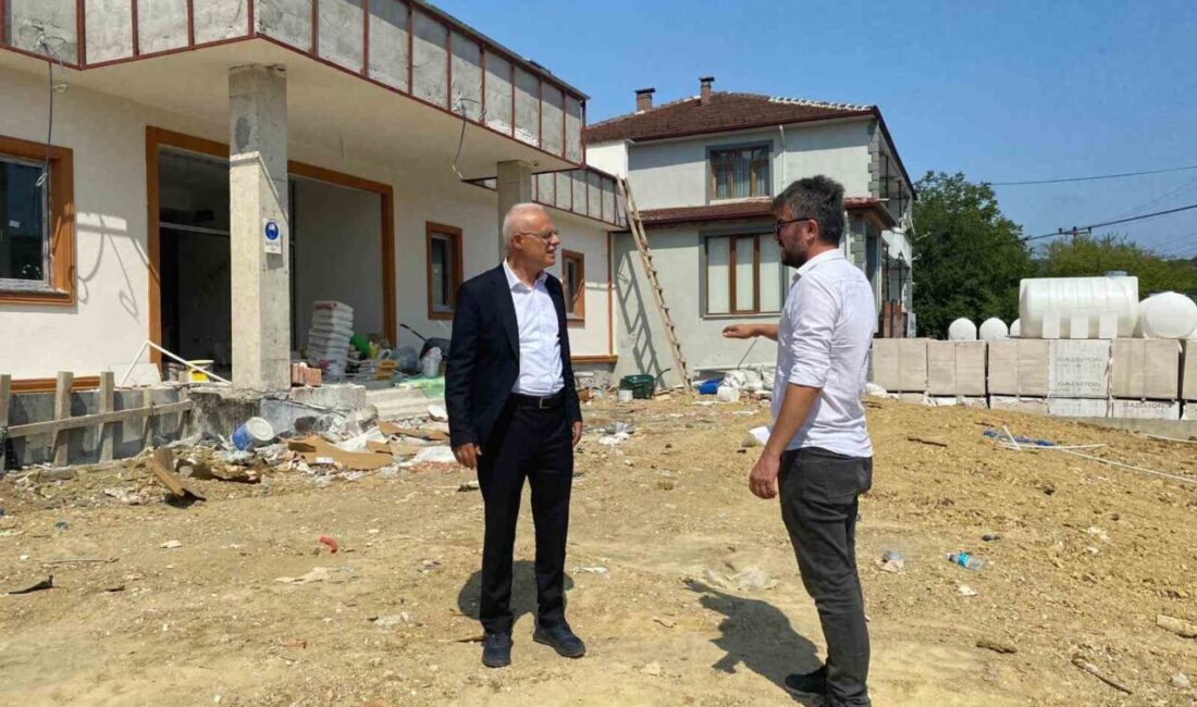 Düzce Gençlik ve Spor İl Müdürü Zekeriya Arslantürk, Akçakoca’da yapımı