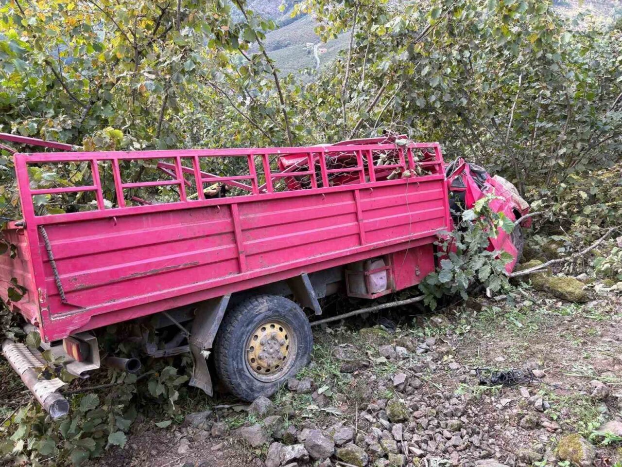 Giresun’un Doğankent ilçesinde bugün meydana gelen trafik kazasında 4 kişi