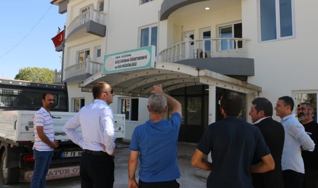 Şırnak’ın Güçlükonak ilçesinde öğretmenler ve konukların ağırlandığı öğretmenevi, kapsamlı yenileme