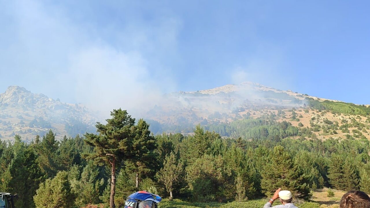 Gümüşhane’nin Şiran ilçesinde çıkan örtü yangını, ekiplerin müdahalesiyle söndürüldü. Şiran’ın