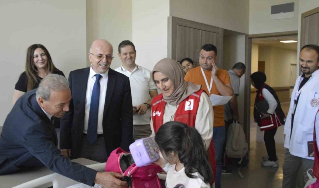 Kayseri Şehir Hastanesi’nde tedavisi uzun süreli devam eden çocuklara eğitim
