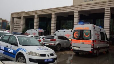 Aydın’da gece yarısı kadın doğum hastanesine doğum yapmaya gelen bir