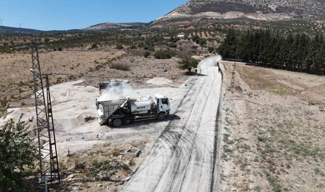 Hatay Büyükşehir Belediyesi, Belen’in Çakallı Mahallesi’nde 7 kilometre yol inşa