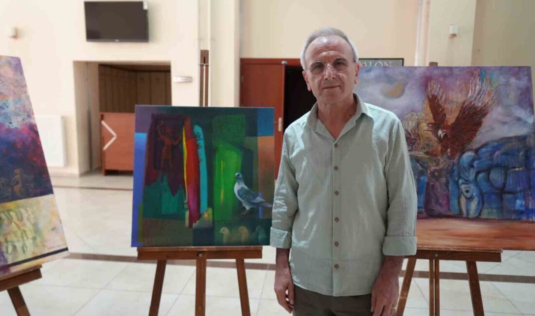 Niğde’de yaklaşık 20 sanatçının eserlerinden oluşan ’Hititlerin İzinde Çorum’dan Niğde’ye