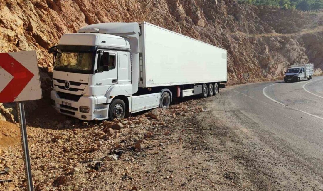 Erzincan’ın İliç ilçesinde virajı alamayan tır yoldan çıktı. Kaza, sabah