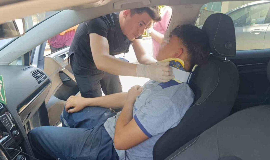 Antalya’nın Manavgat ilçesinde otomobille çarpışan plakasız elektrikli bisiklet sürücüsü yaralandı.