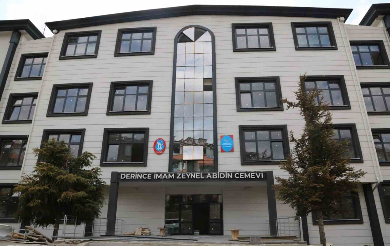 Derince Sopalı Mahallesi’nde yapımı süren İmam Zeynel Abidin Cemevi’nde son